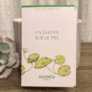 NEW Hermès UN JARDIN SUR LE NIL EAU DE TOILETTE Fragrance Sample 2ml/0.06oz